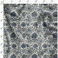 thumbnail image 3 of Soimoi Velvet Blue Fabric By the Yard - 54 Inch Wide - Florals Print Fabric - Elegant and Timeless Patterns for Fashion and Home Decor Printed Fabric, 3 of 6
