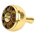 thumbnail image 3 of 38MM All Metal Fishing Wheel Handle Modification Power Knob Reel for 2000-6000 Model Spinning ReelsBlack Gold, 3 of 10