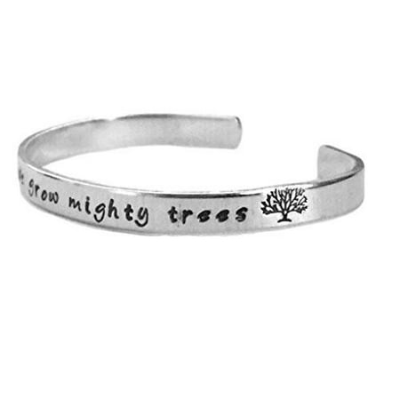 From Tiny Seeds Grow Mighty Trees - Teacher Gifts - Stacking Bracelets (Best Way To Grow Plants From Seeds)