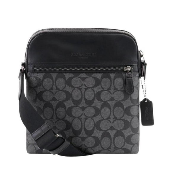 Bolso Crossbody Coach Con Monograma Negro Para Hombre