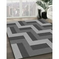thumbnail image 3 of Ahgly Company Machine Washable Indoor Rectangle Transitional Gray Wolf Gray Area Rugs, 5' x 7', 3 of 7