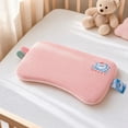 thumbnail image 5 of Yardvibe Pillow for Sleeping, 17.72"x9.84" Slow Rebound Foam Sleeping Pillow with Removable Washable Cover, Small Cool Flat Pillow, Memory Foam Pillow for Traveling or Camping (Pink), 5 of 5