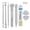Kit 8Pcs, variant on Spudger Pry Tool Kit Metal Spudger Ultra-Thin Prying Opening Tool for iPhone Laptop iPad Cell Phone Computer Repair Tool Kit, Kit 6Pcs