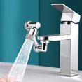thumbnail image 3 of 1080 Degree Rotatable Faucet Sprayer Aerator Universal Robot Arm Faucet Leakproof Double-Layer Gasket Faucet Sprayer For Sink ,Filter Impurities, 3 of 6