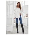 thumbnail image 6 of Women's Top, Women's Long T-Shirt Loose Hem Skin-Friendly Lantern Sleeves for Outdoor Party, 6 of 8