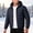 Gray, variant on Mens Lightweight Packable Quilted Jacket Hooded Padded Coat Insulated Thermal Winter Jackets for Running Travel Mountaineering