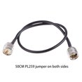 thumbnail image 6 of PL259 (UHF) Male to Male Coax Extension Cable Low-Loss (50 Ohm) Jumper Cable for CB Radio, SWR Meter, 6 of 9