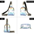 thumbnail image 3 of Rainbow Or Unicorn and Stars Crossbody Bags Backpack Chest Bag Shoulder Bag Waist Bag for Outdoor Travel Hiking Fitness Cycling, 3 of 7