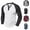 White, variant on Zylanna Men's Henley Shirts, Fashion Button Long Sleeve Crew Neck Color Block Casual Pullover for Men White