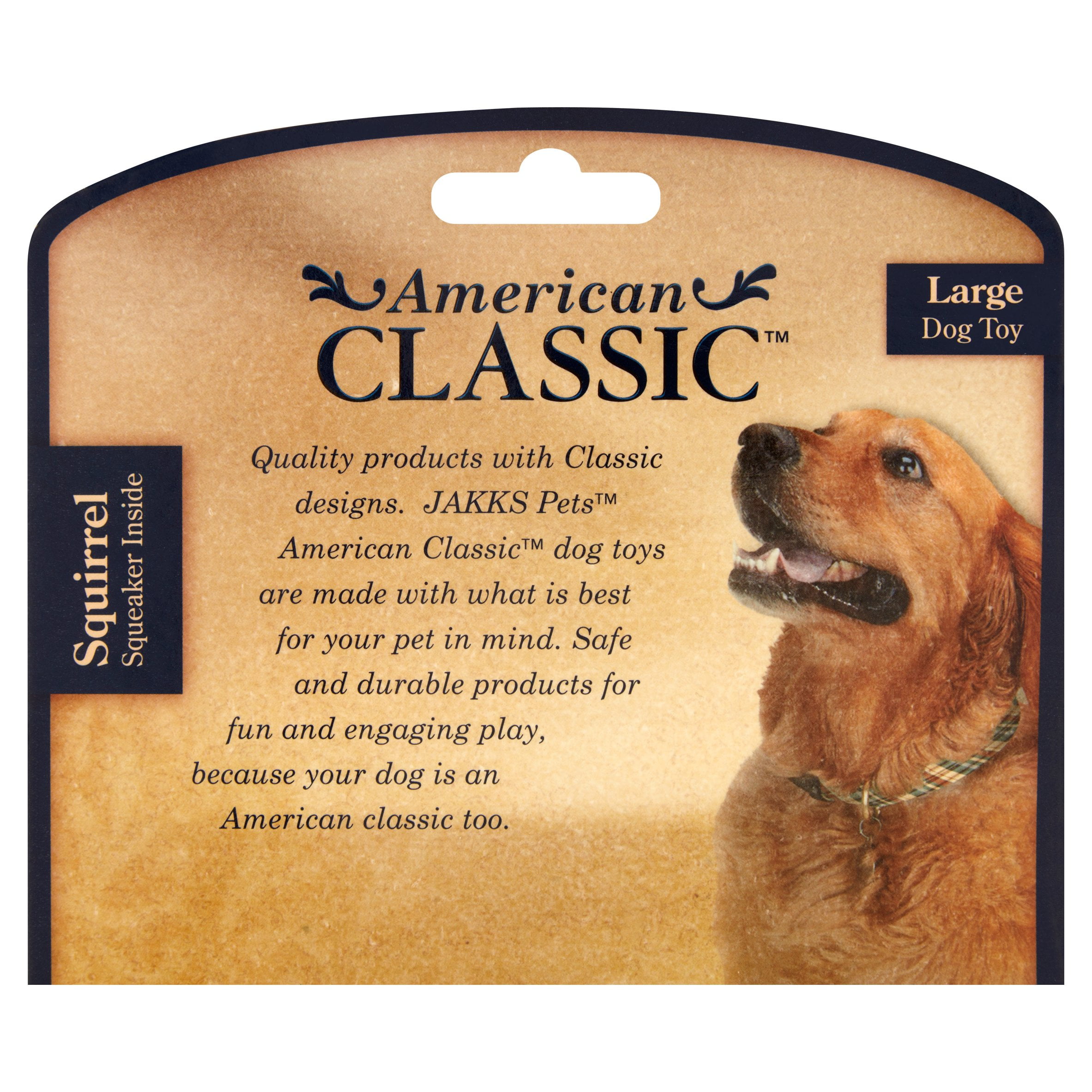 american classic squirrel dog toy