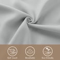 thumbnail image 3 of Lapalife Kitchen Curtains 23 inch Blackout Tier Curtains Rod Pocket Farmhouse Cafe Curtains Short Curtains, Gray, 2 Panels, 3 of 6