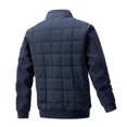 thumbnail image 3 of CHEEREAM Men's Winter Jacket Lightweight Puffer Jacket Stand Collar Insulated Water Repellent Windproof Quilted Coat for Hiking Travel Running with Pockets Dark Blue M, 3 of 8