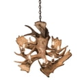 thumbnail image 4 of Meyda Tiffany 200438 Antlers 10 Light 33" Wide Antler Candle Style Chandelier - Copper, 4 of 6