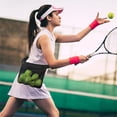 thumbnail image 5 of hirigin Tennis Ball Holder, Pickleball Band Pouch Mesh Storage Bag Sports Accessory for Women, Men  Teens, 5 of 9