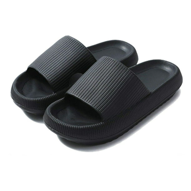 avond patroon Manieren Shower Shoes Slides Sandals Women Men House Slippers, Size W 10-11, M  8.5-9.5, Black 42-43 - Walmart.com