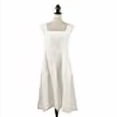 thumbnail image 3 of SARO 1059.I01 Chic Cuisine Slip-on Striped Apron - Ivory, 3 of 4