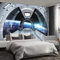 thumbnail image 2 of - Forest Landscape Wall murals Woodland Tree Peel and Stick self Adhesive Wallpaper for Bedroom Living Room -, 2 of 2