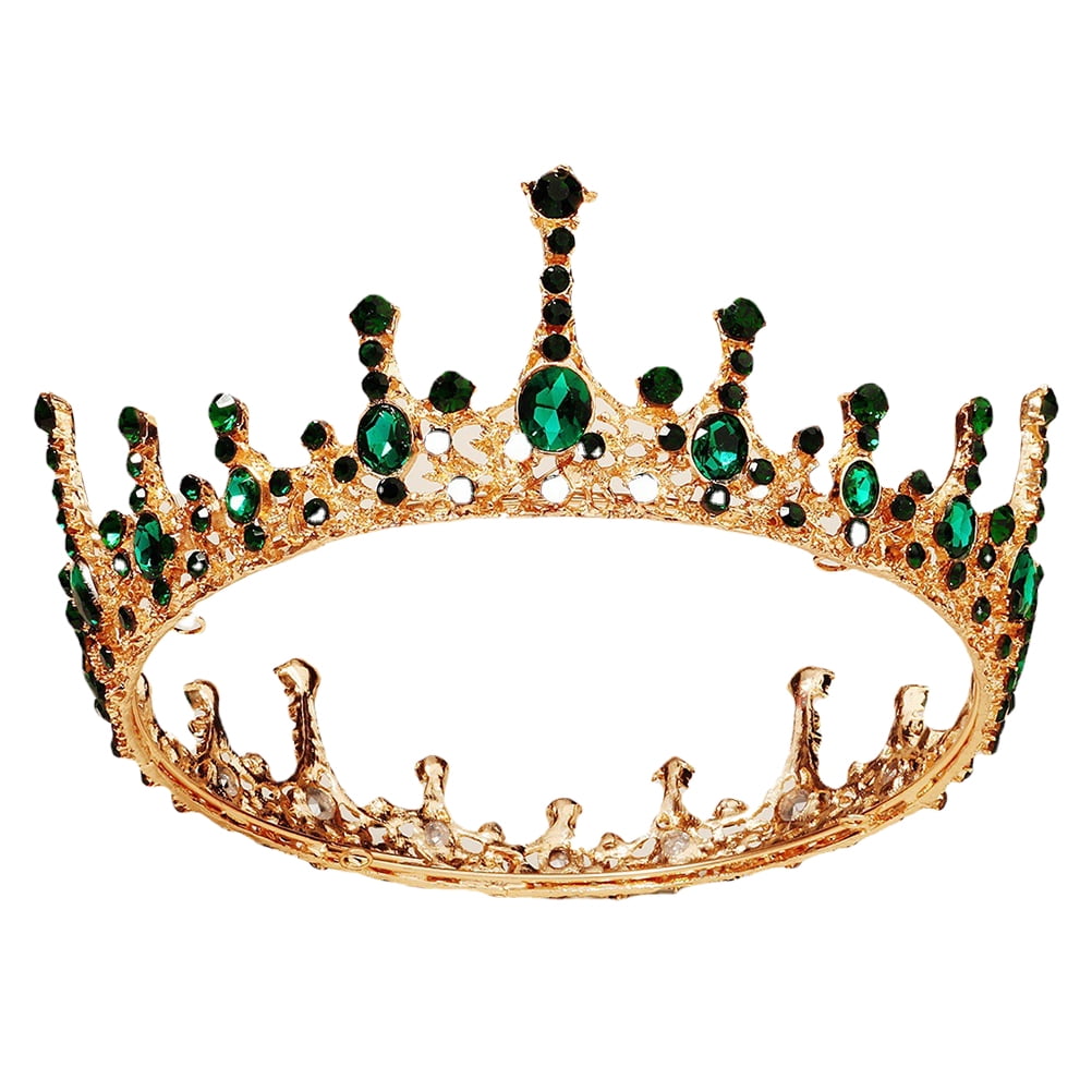 NUOLUX Crown Crystal Tiara Rhinestone Tiaras Vintage Bridal Baroque