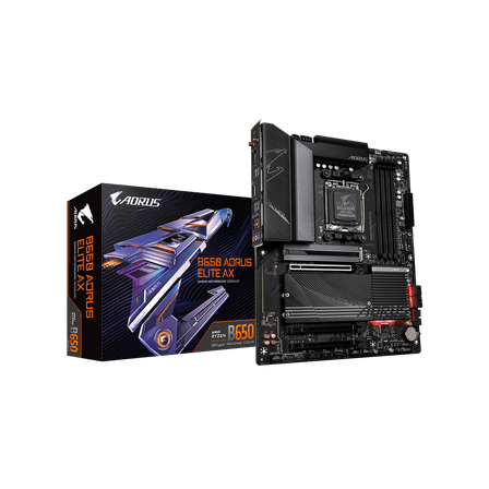Aorus B650 ELITE AX Gaming Desktop Motherboard - AMD B650 Chipset - Socket AM5 - ATX (b650aoruseliteax)