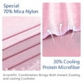 thumbnail image 4 of Enhanced Cooling Blanket for Hot Sleepers Lightweight Soft Double Sided Design Pink 150*200cm, 4 of 9
