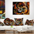 thumbnail image 4 of Designart Perspectives of Inner Paint - Abstract Throw Pillow - 16x16, 4 of 5