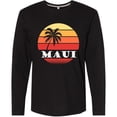 thumbnail image 3 of Inktastic Maui Hawaii Vacation Long Sleeve T-Shirt, 3 of 5