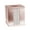 Blush, variant on Bath Blush Sinatra Bath Decor Accessories, Premium, Durable, Acrylic Resin, Eco-Friendly Tissue Box (6"H x 6"W x 6"D)