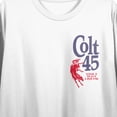 thumbnail image 7 of Colt 45 Horse & Can Crew Neck Short Sleeve Women's White Crop Top-Medium, 7 of 7