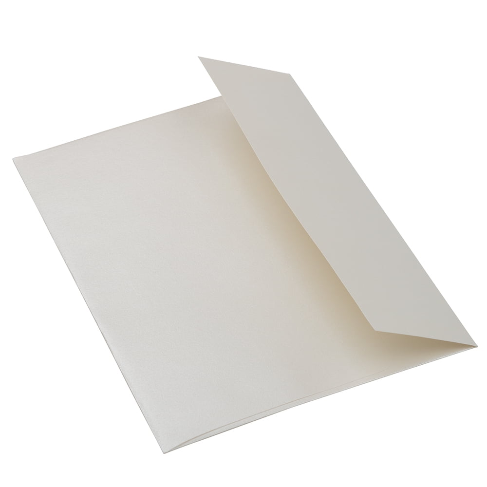 JAM Paper A7 Envelopes, 5 1/4 x 7 1/4, Quartz White Metallic, 50/Pack
