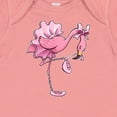 thumbnail image 4 of Inktastic Flamingo Ballerina in Tutu and Ballet Toe Shoes Boys or Girls Baby Bodysuit, 4 of 5