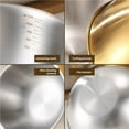 thumbnail image 3 of Tazones for mezclar de acero inoxidable, tazón medidor for hornear, tazón de sopa de Ramen coreano, bandeja de ensalada de Metal, 3 of 7