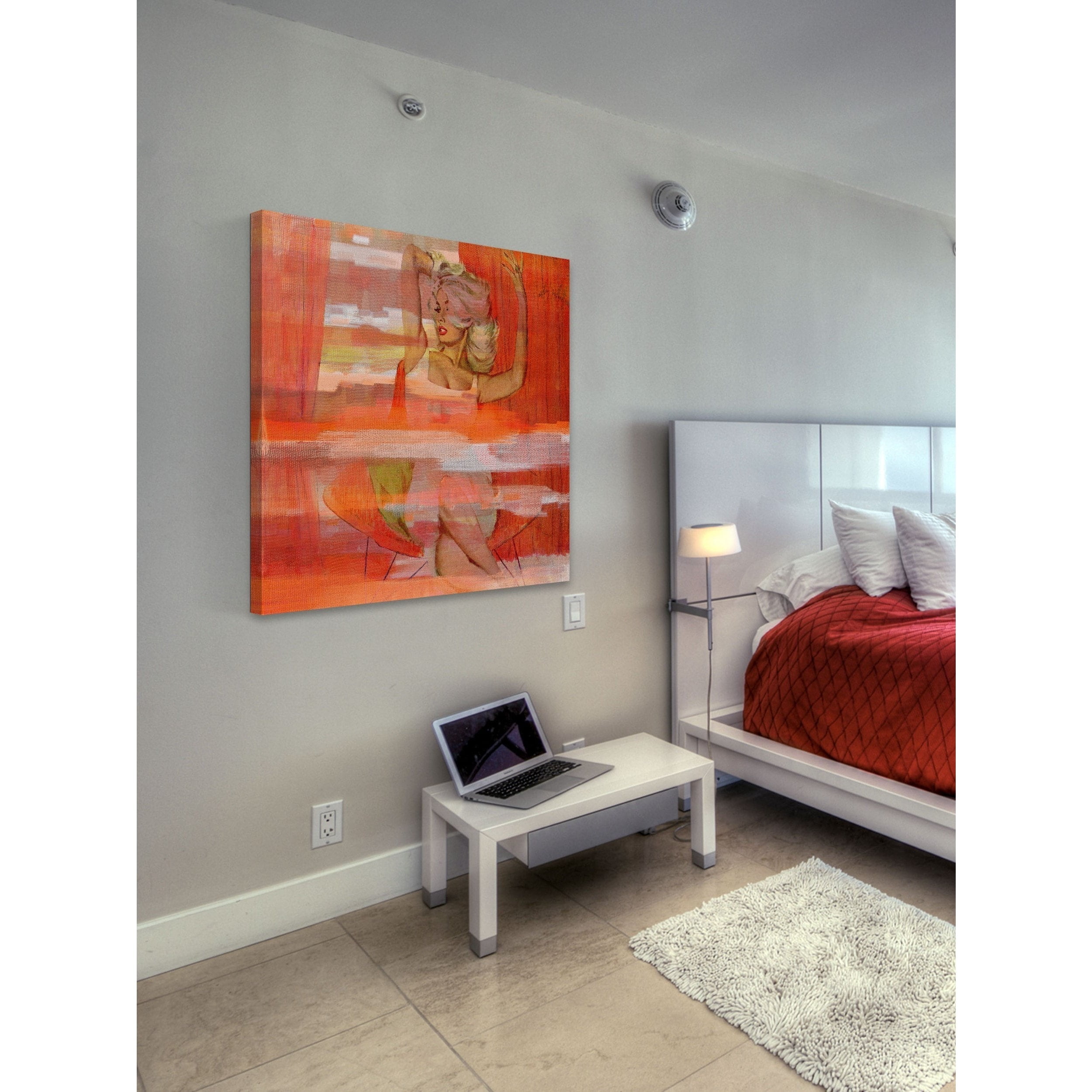Parvez Taj  - It's Hot In Here Painting Print on Canvas 32 x 32