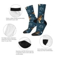 thumbnail image 4 of Balery German Shepherd Dog Calcetas Largas con Estampado para Hombre y Mujer – Suaves y Transpirables, Talla Única (US 5-11), 4 of 6