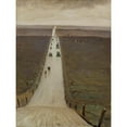 thumbnail image 2 of Christopher R. W. Nevinson 15x18 Black Ornate Wood Framed Double Matted Museum Art Print Titled - The Road from Arras to Bapaume, 2 of 5