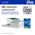 thumbnail image 3 of Brother Genuine LC506XLBK High Yield Black Ink Cartridge, 3 of 10