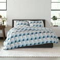 thumbnail image 2 of Novogratz Skye Geo Blue Duvet Cover Set, King, 2 of 5