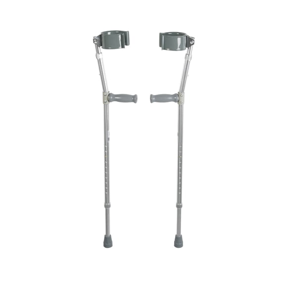 Muleta de antebrazo Drive Medical, gris, para adultos (10403)