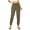 Olive, variant on Cali1850 Women's Linen Joggers Pants Oceanside Drawstring Elastic Waist Casual Lounge Tapered Leg Trousers with Pockets