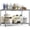 Silver, variant on REIBII 3-Tier Wire Shelving Unit,35.4"Wx23.6"Dx35.4"H Extra Deep Metal Storage Rack,Adjustable Shelves,Kitchen Appliance Shelf,Pantry Organizer,Laundry,Garage Storage,Black