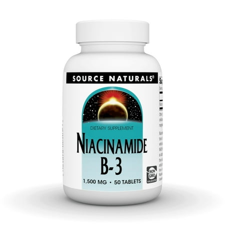 Source Naturals, Inc. Niacinamide 1500mg 50 Tablet