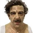 thumbnail image 3 of Máscara de látex para Halloween, disfraz de anciano, cabeza para mascarada, tocado realista, 3 of 7