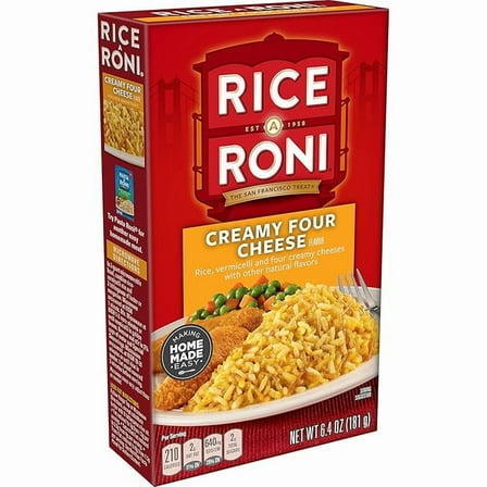 Pack of 2 Rice a Roni Rice Mix, Creamy Four Cheese, 6.4 Oz