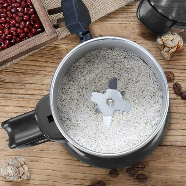 Stainless Steel High-power Coffee Bean Grinder Cereal Nuts Beans Spices Grains Grinder Grinding Machine 400W 304/316