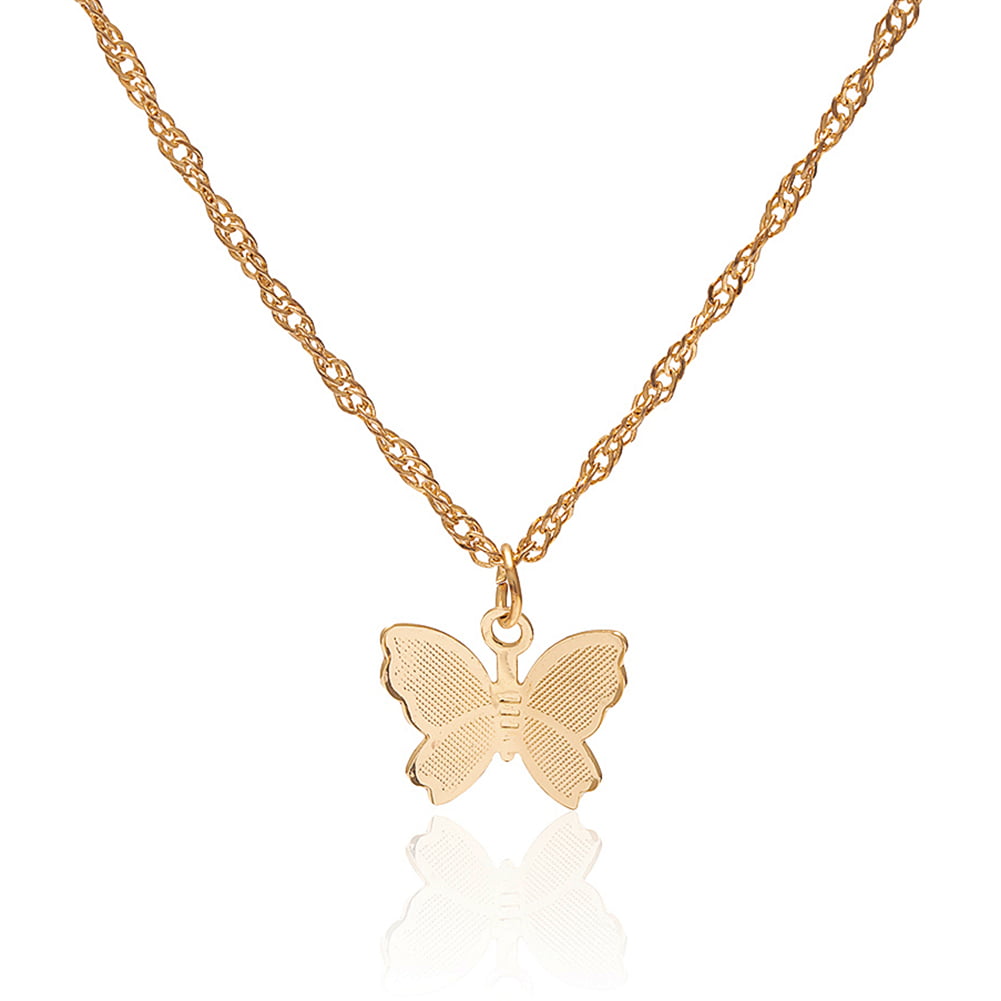 Details about   unique butterfly necklace