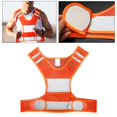 thumbnail image 3 of Reflective Vest One Size Safety Vest Orange, 3 of 9