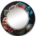 thumbnail image 3 of DESIGN ART Designart 'Multicolor Hyperrealistic Roses' Printed Floral Rose Wall Mirror 32in.x32in., 3 of 5