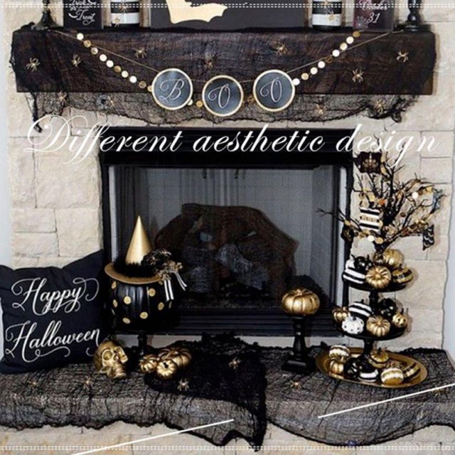Halloween Polyester Decorations Scary Spooky Cloth Halloween Creepy Cloth