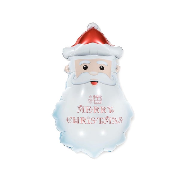 globos grandes de papel de aluminio de Navidad, Feliz Navidad, Papá Noel, reno, muñeco de nieve, copo de nieve, árbol de Navidad, decoración de globos, tema de invierno, cumpleaños, baby shower, suministros de fiesta navideña brillar Electrónica