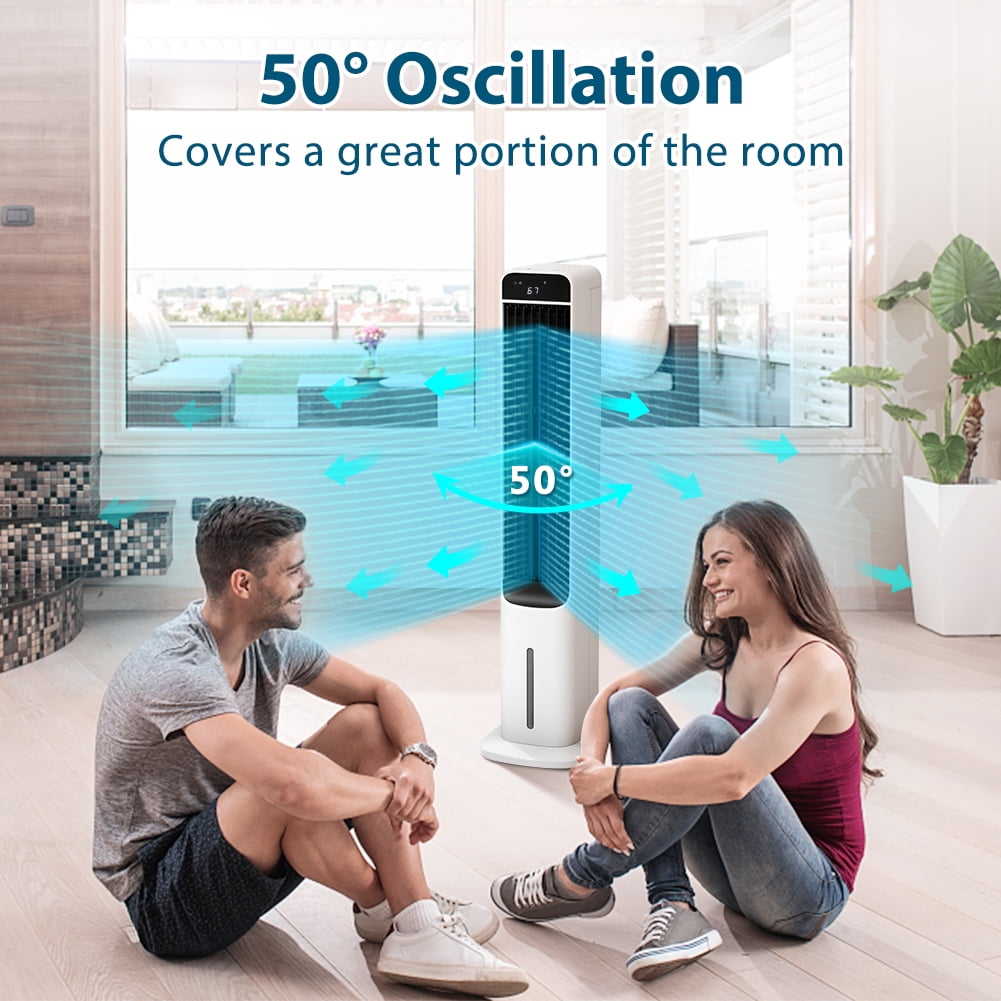 PRO CHOICE Portable Air Conditioner with Humidifier, White