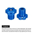thumbnail image 4 of Metal 17mm Wheel Hex Hubs Nuts Drive Adapters Dark Blue with Pins for RC Car Upgrade Replacement Parts 4Pcs, 4 of 6